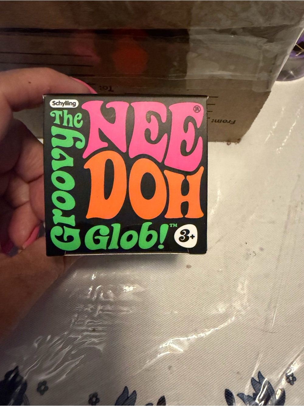 Schylling The Nee Doh Groovy Glob Box - Blue